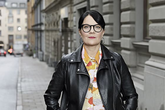 Porträttbild på TCO:s ordförande Therese Svanström
