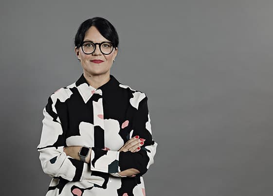 Porträttbild på TCO:s ordförande Therese Svanström